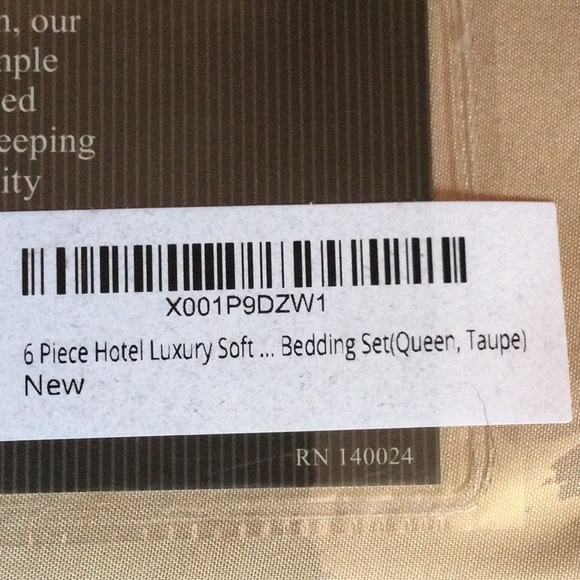 Dan Joe Linens 1800 count Sheets NWT - Picture 2 of 4